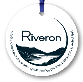 Seed Paper Product Tag, Circle